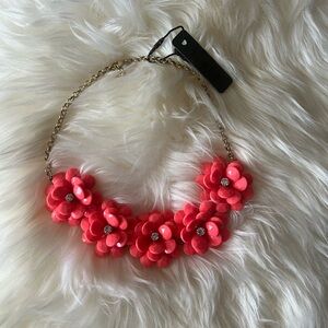J.Crew Floral Pink Necklace